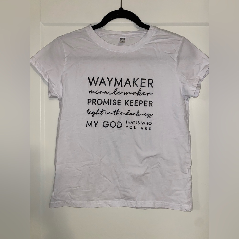 Waymaker White Short Sleeve Tee